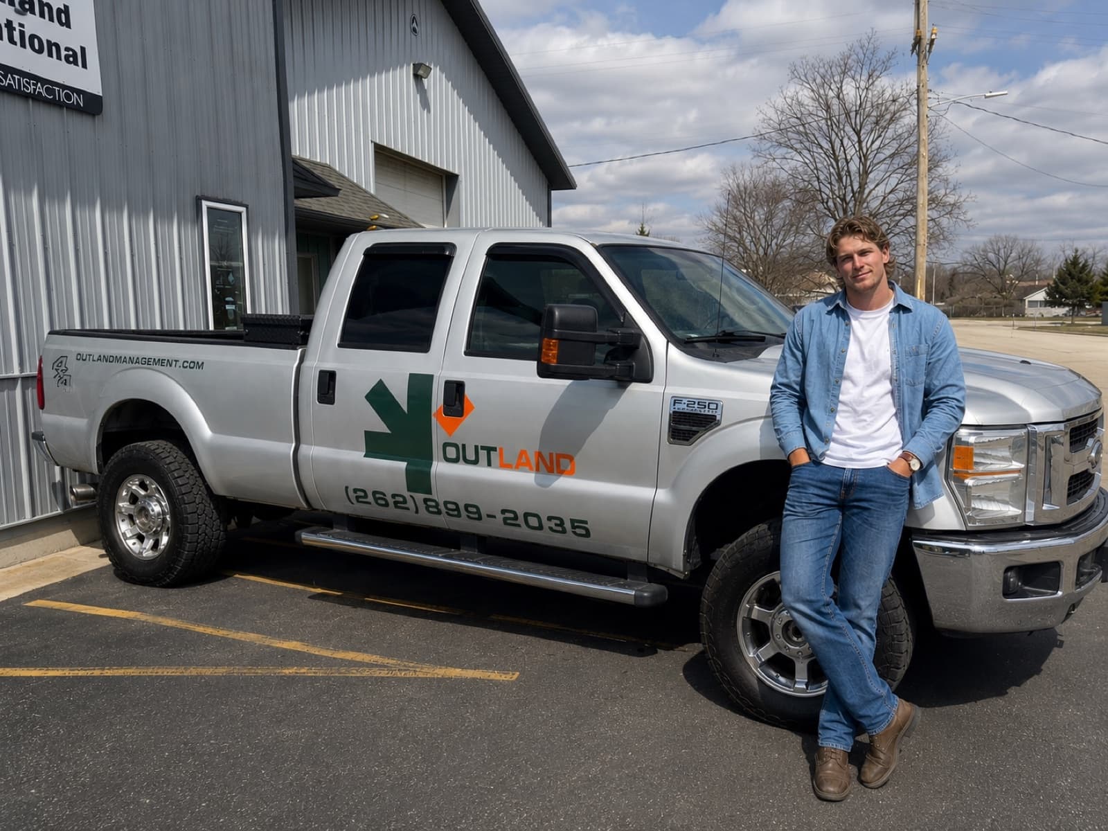 Ty Hubley, founder of Garten, at his old Outland truck